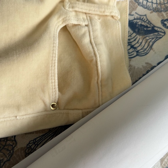 Frame Le High Skinny Off White Velvet Pants size 26 - Picture 9 of 9
